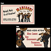Mariachi Business Cards